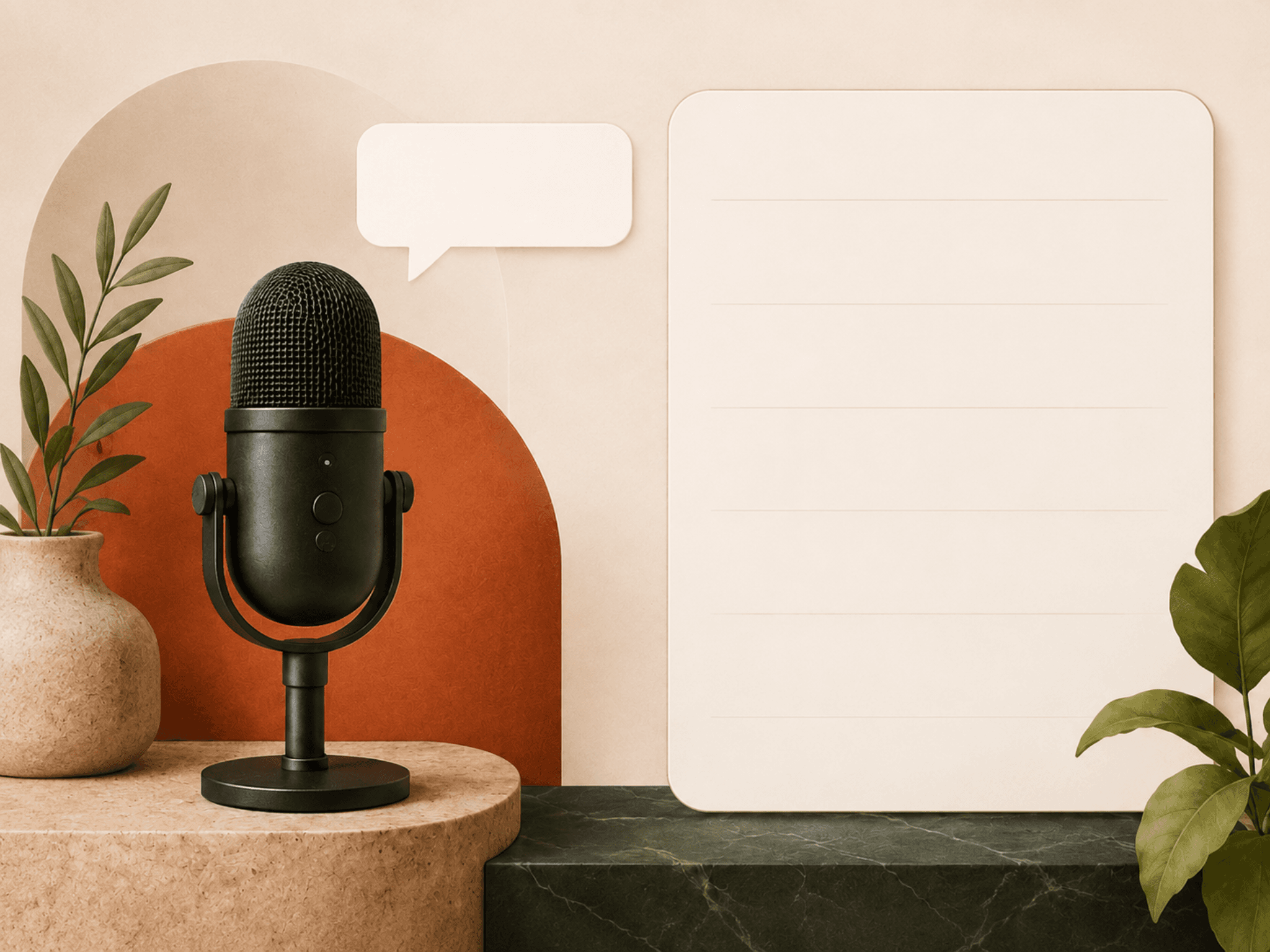 Koeva transcription interface with a microphone